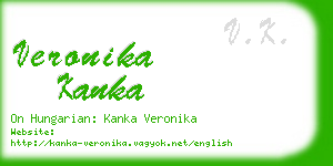 veronika kanka business card